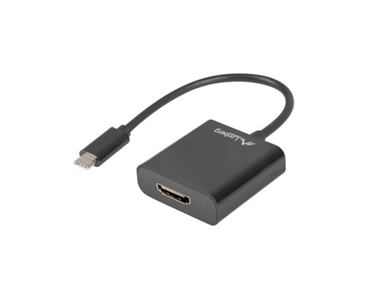 Picture of Adapter USB CM - HDMI F 15cm czarny 