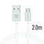Picture of Swissten Textile Quick Charge Universal Micro USB Data and Charging Cable 2m