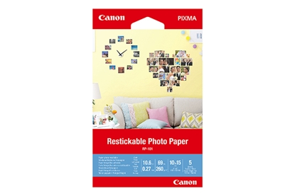 Attēls no Canon RP-101 Removable Photo Stickers, 4x6", 5 sheets