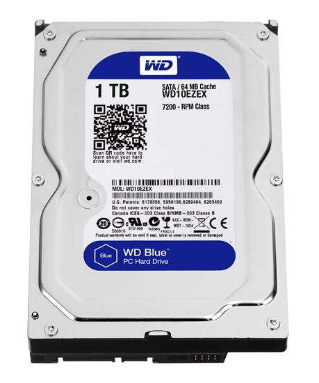 Picture of Western Digital Blue 3.5" 1000 GB Serial ATA III