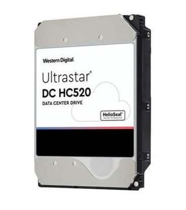 Attēls no HDD|WESTERN DIGITAL ULTRASTAR|Ultrastar DC HC520|HUH721212ALE604|12TB|SATA 3.0|256 MB|7200 rpm|3,5"|0F30146