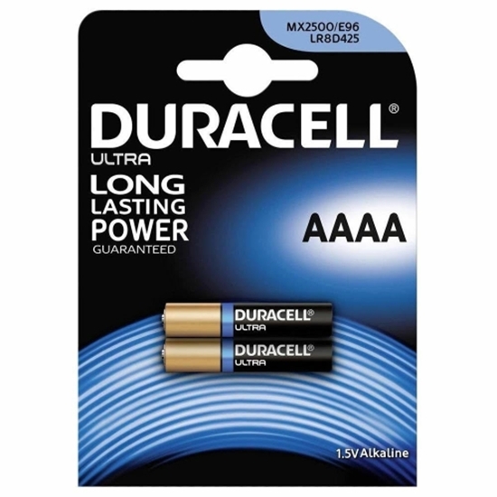 Picture of DURACELL MX 2500 ULTRA POWER AAAA (LR61) BLISTER PACK 2PCS