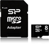 Picture of Silicon Power memory card microSDHC 8GB Class 10 + adapter