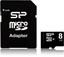 Picture of Silicon power 8 GB, MicroSDHC, Flash memory class 10, SD adapter