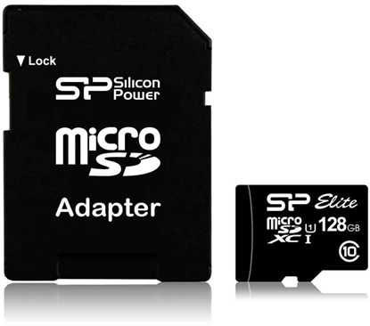 Picture of Karta pamięci microSDXC Elite 128GB CL10/UHS-1 100/80 MB/s Elite + adapter