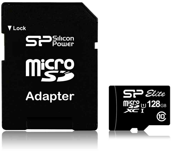 Изображение Karta pamięci microSDXC Elite 128GB U1 10MB/S CL10 + adapter
