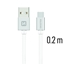 Изображение Swissten Textile Universal Quick Charge 3.1 USB-C Data and Charging Cable 20 cm