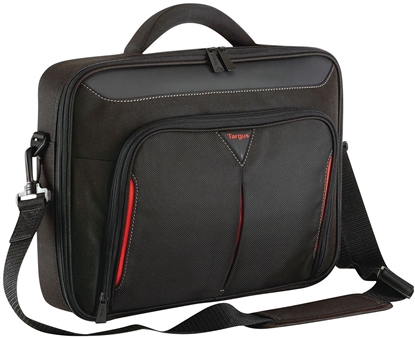 Picture of Targus CN414EU laptop case 36.3 cm (14.3") Briefcase Black, Red
