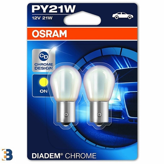 Picture of Autospuldzes PY21W 12V 21W BAU15s DiademChrome 2gab.