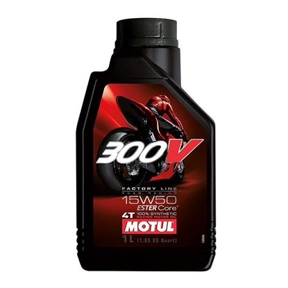 Attēls no Motoreļļa Motul 300VFL 15W-50 1l 4-taktu