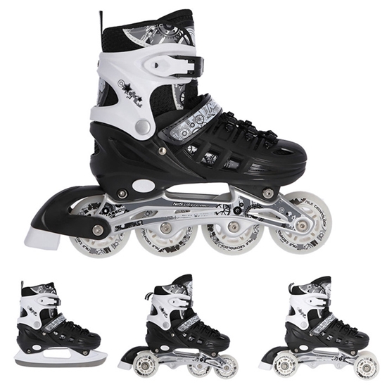 Picture of Slidas Nils NH10905 4in1 S-izm(31-34) melnas