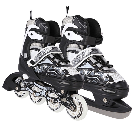 Picture of Slidas Nils NH10927 2in1 S-izm(31-34) melnas