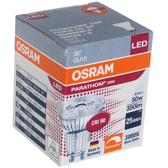 Picture of Spuldze PAR16 3.7(50)W/930 GU10 36* DIM