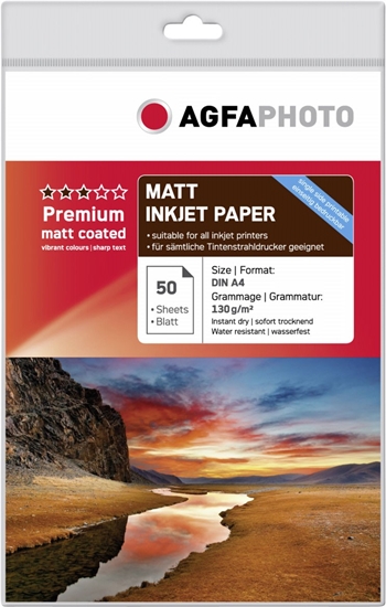 Picture of Agfaphoto photo paper A4 Premium matte 130g 50 sheets