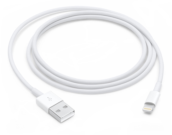Изображение Apple Lightning Cable USB 1m (MQUE2ZM/A)