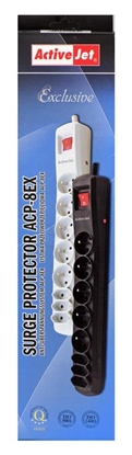 Picture of Activejet APN-8G/3M-BK power strip with cord