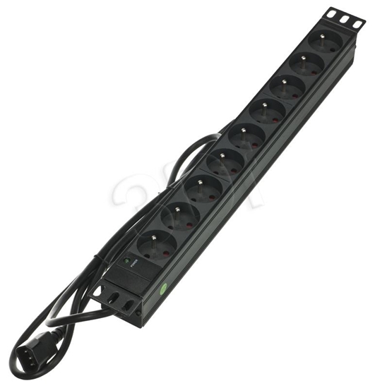 Picture of Alantec PZ09U power extension 1.8 m 9 AC outlet(s) Indoor Black