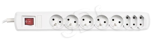 Picture of Activejet APN-8G/5M-GR power strip with cord