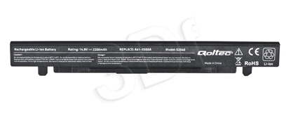 Изображение Battery for laptop Qoltec 52540.X550 (for Asus laptops)