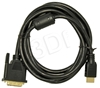 Picture of Akyga AK-AV-11 video cable adapter 1.8 m HDMI Type A (Standard) DVI-D Black