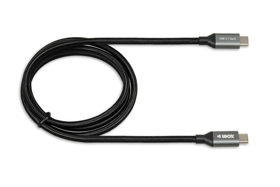 Picture of I-BOX USB C/USB C, 1 m USB cable 3.2 Gen 2 (3.1 Gen 2) Black