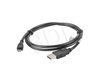 Изображение Lanberg CA-USBM-10CC-0010-BK USB cable 1 m USB 2.0 Micro-USB B USB A Black