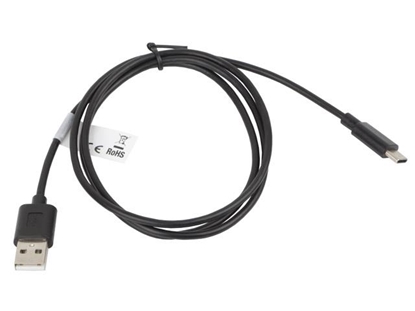 Изображение LANBERG USB CABLE 2.0 TYPE-C(M)-AM 1M, BLACK