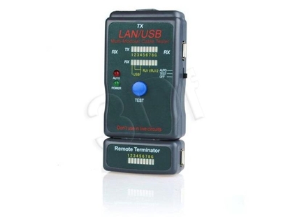 Picture of Cablexpert NCT-2 network cable tester Black