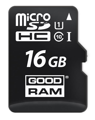 Attēls no Goodram M1AA-0160R12 memory card 16 GB MicroSDHC Class 10 UHS-I