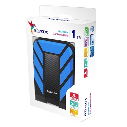 Attēls no ADATA HD710 Pro external hard drive 1 TB Black, Blue