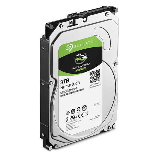 Picture of Seagate Barracuda ST3000DM007 internal hard drive 3 TB 5400 RPM 256 MB 3.5" Serial ATA III