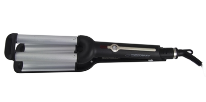 Attēls no Esperanza EBL013 hair styling tool Curling iron Black, Silver 55 W 1.8 m