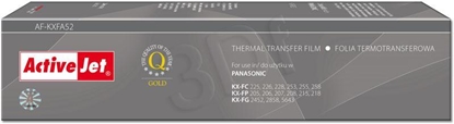 Pilt Activejet AF-KXFA52 thermal transfer film for Panasonic fax; Panasonic KX-FA52 replacement; Supreme; black