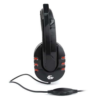 Изображение Gembird GHS-402 headphones/headset Wired Head-band Gaming Black