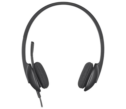 Picture of Logitech H340 USB Computer Headset Wired Head-band Office/Call center USB Type-A Black