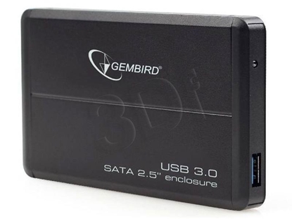 Attēls no Gembird EE2-U3S-2 storage drive enclosure HDD enclosure Black 2.5"