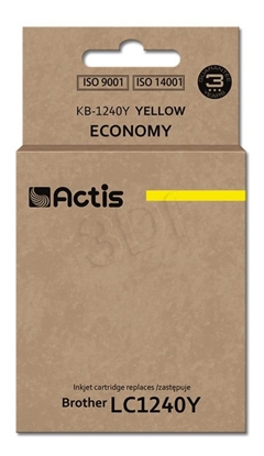 Picture of Actis KB-1280C ink (replacement for Brother LC-1280C; Standard; 19 ml; cyan)