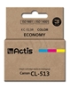 Picture of Actis KC-513R Ink (replacement for Canon CL-513; Standard; 15 ml; color: cyan, magenta, yellow)