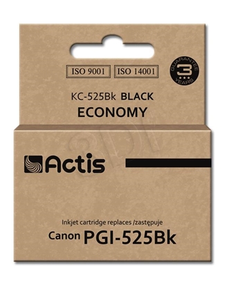 Изображение Actis KC-525Bk Ink Cartridge (replacement for Canon PGI-525GBK; Standard; 20 ml; black)