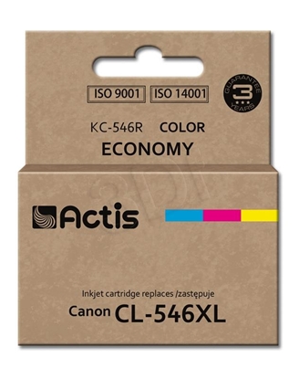 Attēls no Actis KC-546R ink (replacement for Canon CL-546XL; Standard; 15 ml; color)