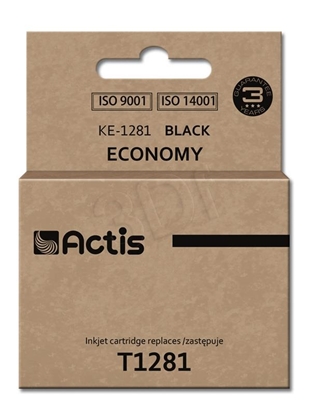 Attēls no Actis KE-1281 ink (replacement for Epson T1281; Standard; 15 ml; black)