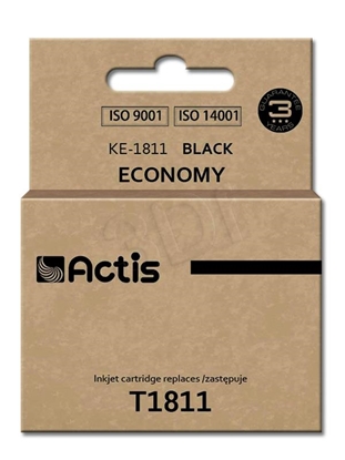 Attēls no Actis KE-1811 ink (replacement for Epson T1811; Standard; 18 ml; black)
