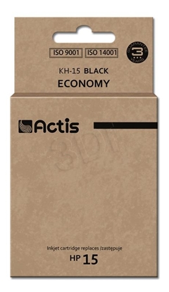 Attēls no Actis KH-15 ink (replacement for HP 15 C6615N; Standard; 44 ml; black)