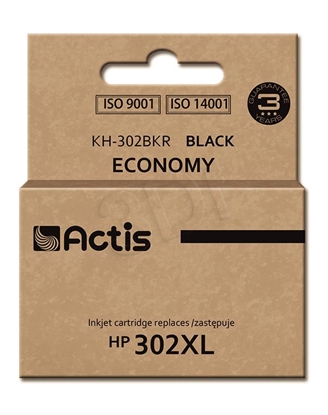 Изображение Actis KH-302BKR ink (replacement for HP 302XL F6U68AE; Premium; 15 ml; black)