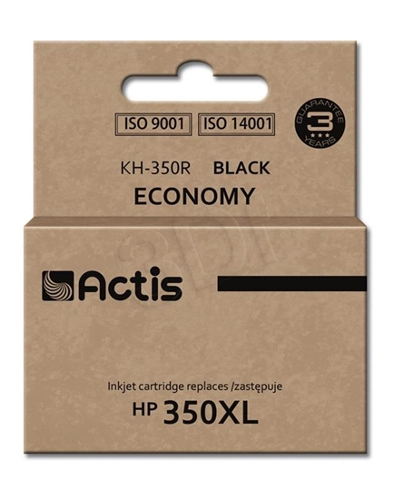 Изображение Actis KH-350R ink (replacement for HP 350XL CB336EE; Standard; 35 ml; black)