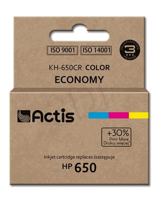 Attēls no Actis KH-650CR ink (replacement for HP 650 CZ102AE; Standard; 9 ml; color)