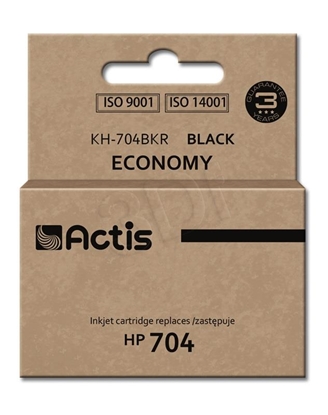 Picture of Actis KH-704BKR Ink (replacement HP 704 CN692AE; Standard; 15 ml; black)