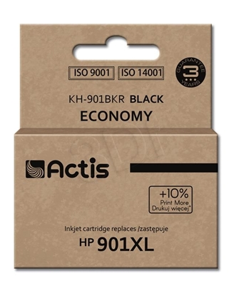 Picture of Actis KH-901BKR ink (replacement for HP 901XL CC656AE; Standard; 20 ml; black)