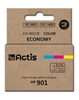 Picture of Actis KH-901CR ink for HP printer; HP 901XL CC656AE replacement; Standard; 18 ml; color