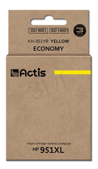 Изображение Actis KH-951YR ink (replacement for HP 951XL CN048AE; Standard; 25 ml; yellow)